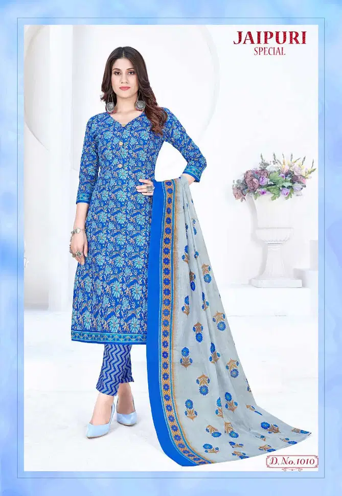 Ganesha Jaipuri Special Vol 1 Cotton Printed Readymade Dress
